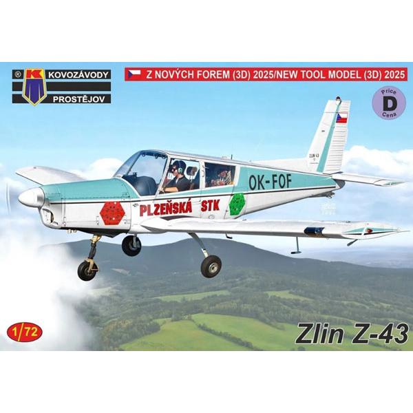 1/72 ズリン Z-43 軽飛行機 プラモデル [KP Models]