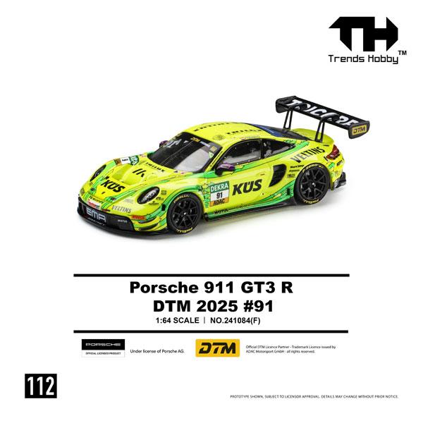 1/64 Porsche 911 GT3 R DTM 2025 No.91[Trends Hobby]《１１月仮予約》