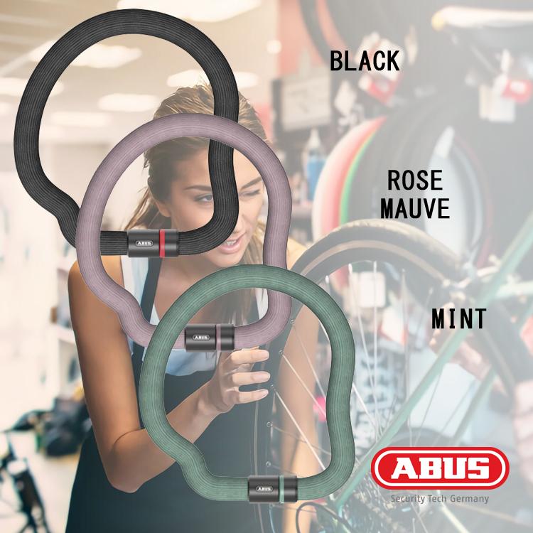 ABUS 国内正規品 グースネック チェーンロック ブラック アブス 6206K