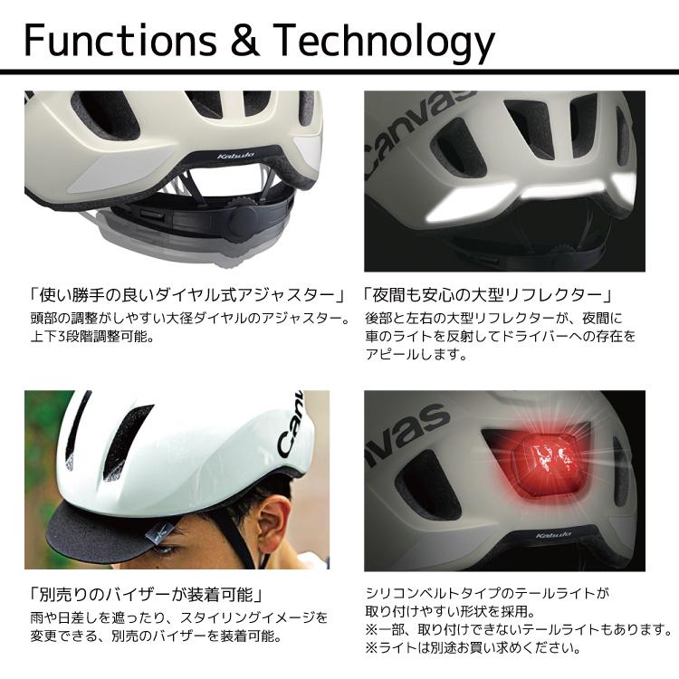 OGK KABUTO(オージーケーカブト) 自転車 ヘルメット CANVAS-S OGK Kabuto オージーケーカブト CANVAS-SPORTS （キャンバス