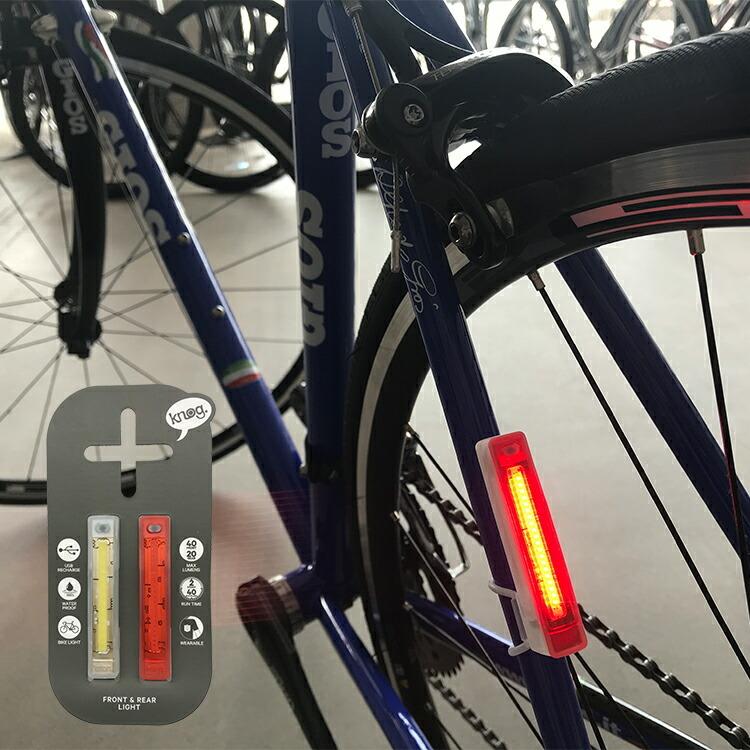 knog. 自転車用フロント＆リアライト Knog ノグ PLUS TwinPack