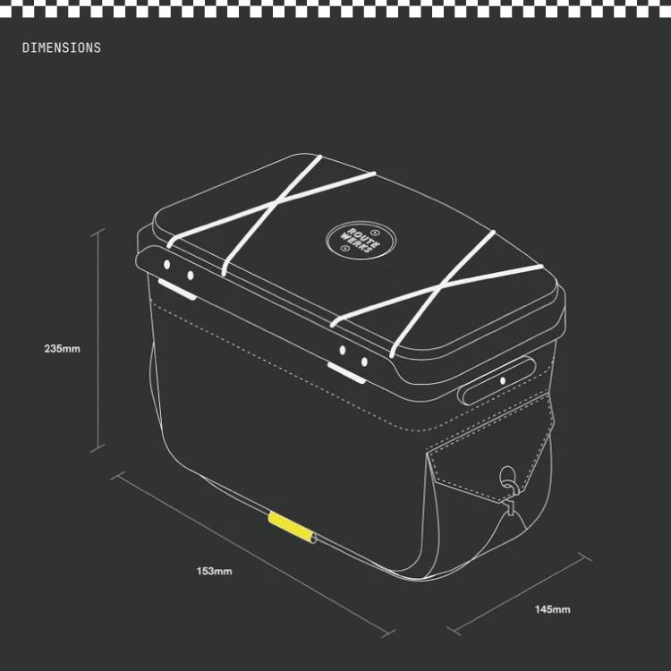ハンドルバーバッグ 自転車旅 The Handlebar Bag ROUTE WERKS ルート