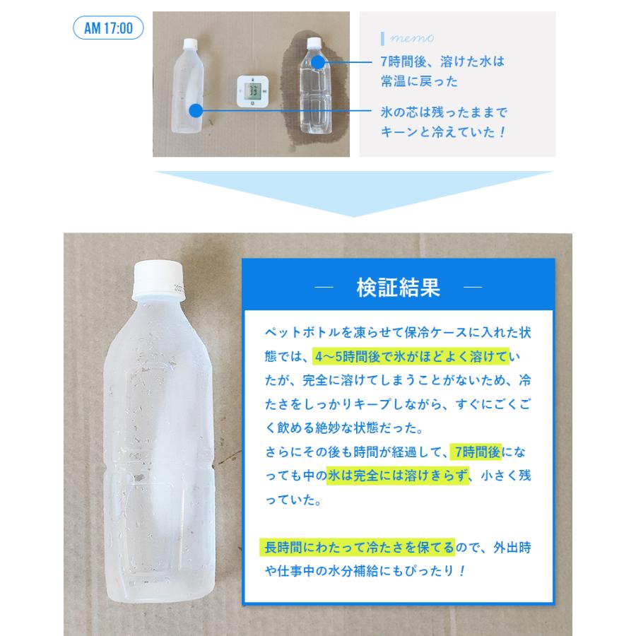 ペットボトル保冷カバー ペットボトルケース 保温 保冷 氷 溶けない