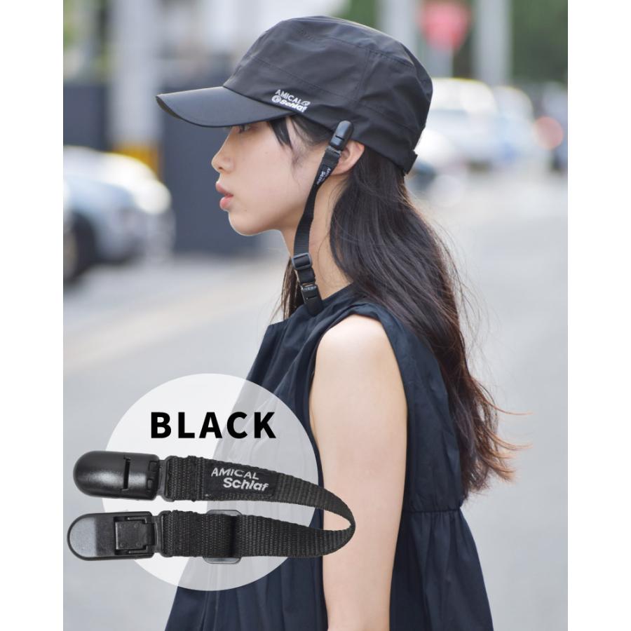 ハットクリップ キャップ ストラップ 6色 飛ばない 帽子ストッパー