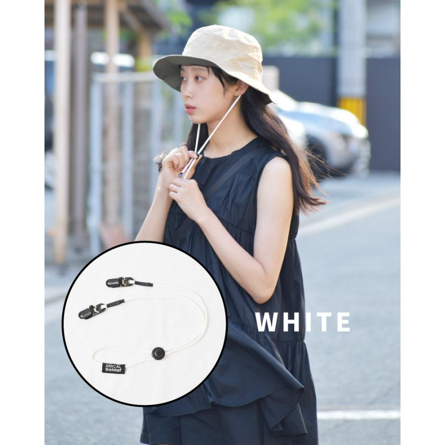 ハットクリップ キャップ ストラップ 6色 飛ばない 帽子ストッパー