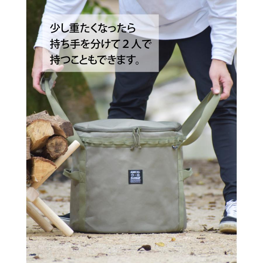 ソロレンジャーストーブケース 薪 アウトドア キャンプ 持ちやすい