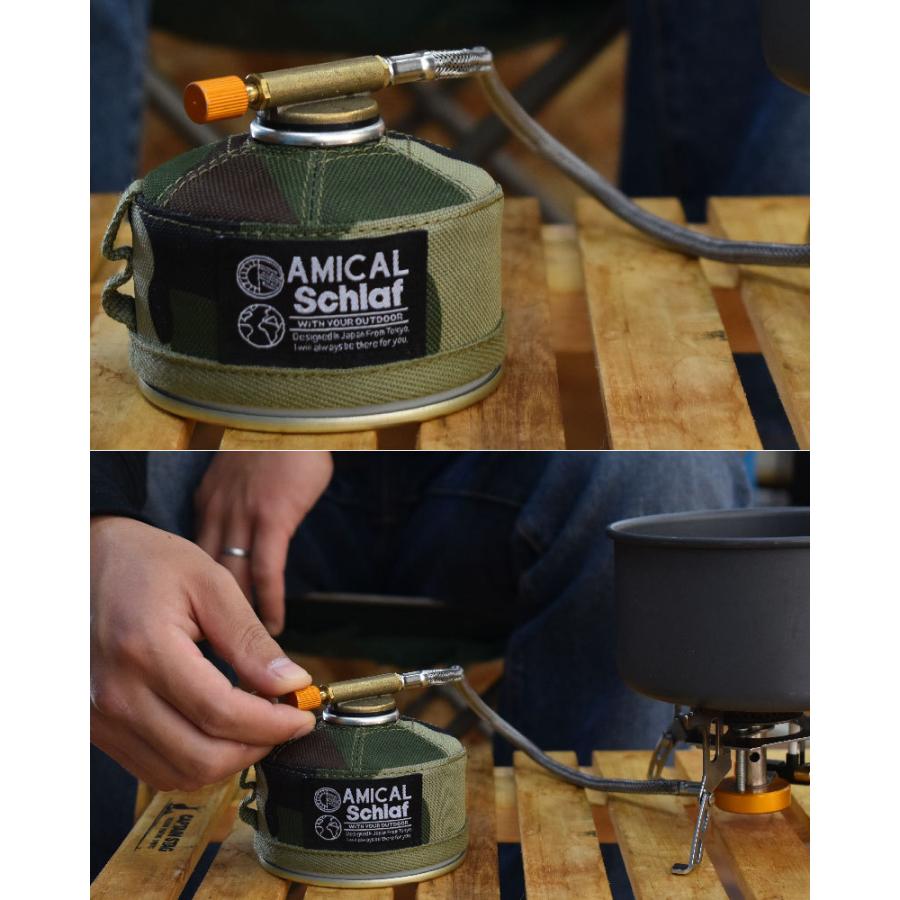 OD缶 カバー ケース アウトドア キャンプ 登山 ガス管 キャンプ用品