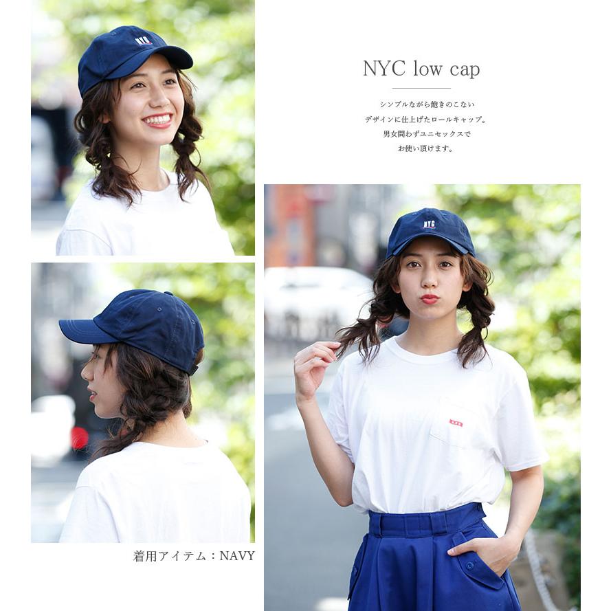 帽子 あすつく VS3-078 NYC刺繍スタイルローキャップ レディース 女性用 メンズ 男性用 男女兼用 ペアcap フィッシャー｜amical-land｜10