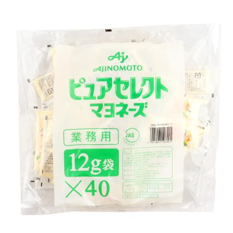 AJINOMOTO（味の素） ピュアセレクトマヨネーズ 12g×40 : 業務用食品