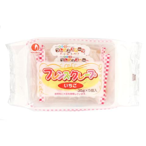 日東ベスト フレンズクレープ(いちご)5P 175g<切替商品登録済> : 業務