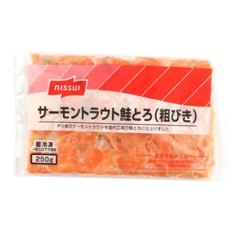 ニッスイ サーモントラウトさけとろ(粗挽き) 250g : 業務用食品アミカ