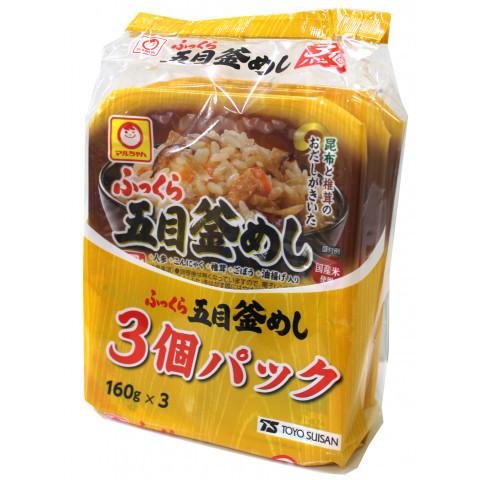 東洋水産　マルちゃん ふっくら五目釜めし(3P)　160g×3｜amicashop