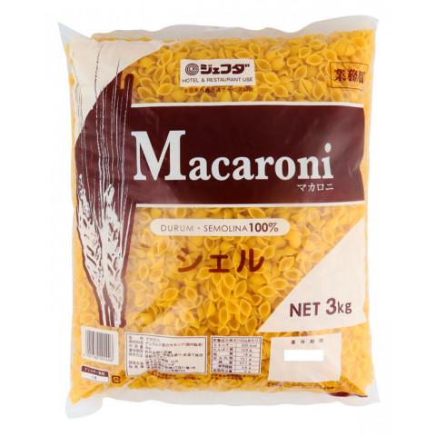 ジェフダ（JFDA） シェルマカロニ 3kg : 業務用食品アミカYahoo!店