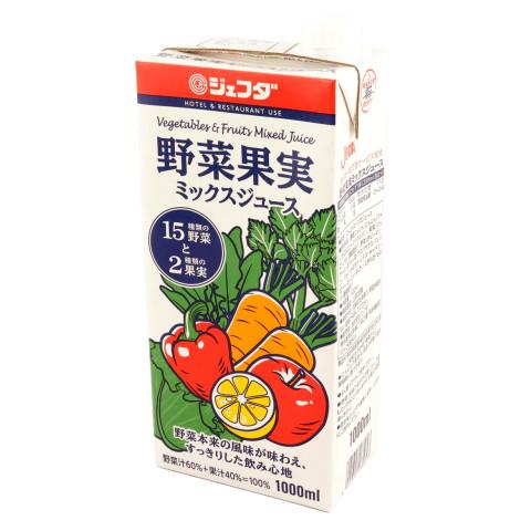 ジェフダ（JFDA） 野菜果実ミックスジュース 1L : 業務用食品アミカ