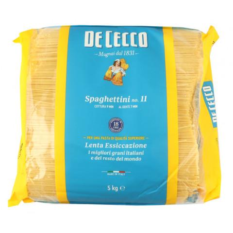 KOKO‼️ディチェコ　NO.11 スパゲッティーニ　5キロ4袋 DE CECCO（ディ・チェコ） スパゲッティーニ(No.11) 5kg : 業務用食品