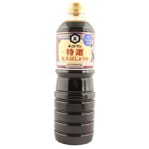 ③価格無添加特選醤油　道産大豆100%丸大豆特選醤油　1L6本調味料しょう油 kikkoman（キッコーマン） 特選丸大豆しょうゆ 1L : 業務用食品アミカ