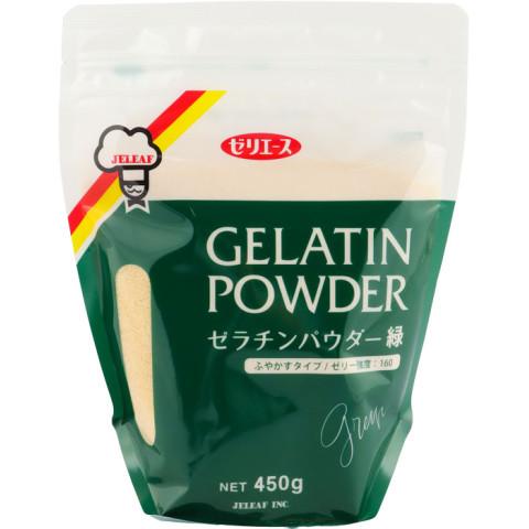 ジェリフ ゼラチンパウダー(緑) 450g : 業務用食品アミカYahoo!店