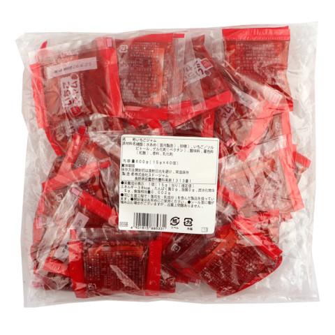 Y。ꕤ*.゜いちごジャムポーチ　6個 スドージャム スドー SUDO いちごジャム 15g×40 : 業務用食品アミカ