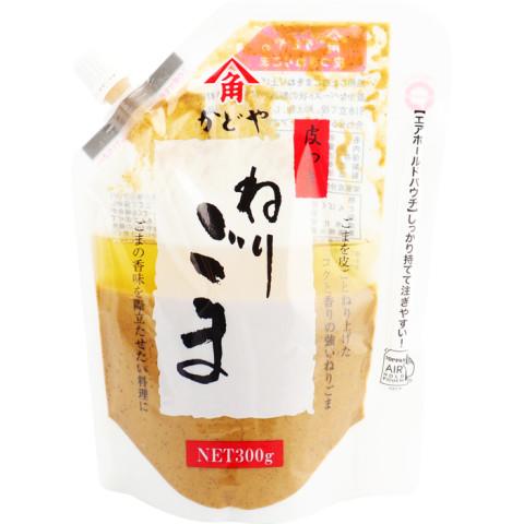 かどや製油 皮つきねりごま白 300g : 業務用食品アミカYahoo!店 - 通販