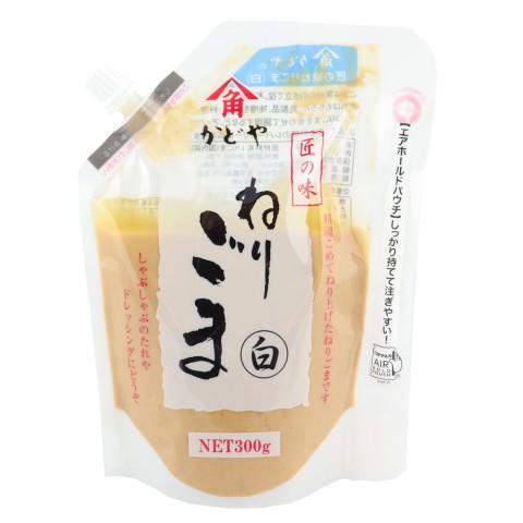 かどや製油　匠の味 ねりごま(白)　300g | かどや製油