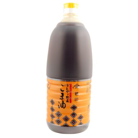 銀印　かどやの純正ごま油　1650g　×　3本 かどや製油 銀印純正ごま油(濃口) 1650g : 業務用食品アミカYahoo!店