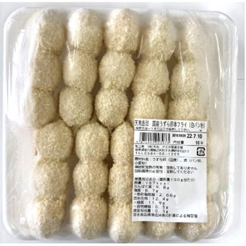 天狗缶詰　国産 うずら卵串フライ(白パン粉)　3個串×10