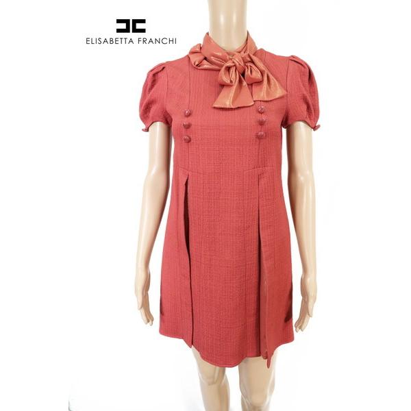 ☆イタリア製 ELISABETTA FRANCHI シルク100% ワンピース aljaser.com.bh