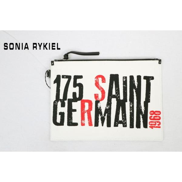 ソニアリキエル SONIA RYKIEL バッグ LOT1150 ホワイト レディース クラッチバッグ キャンパス地 インポート