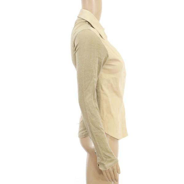 90%OFF 新品 ゼロセッタンタ 070st シャツ 40 LSH52 Sサイズ ベージュ