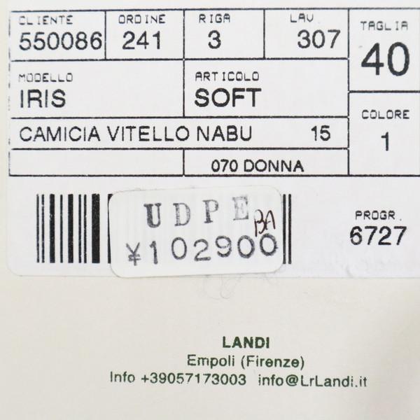 90%OFF 新品 ゼロセッタンタ 070st シャツ 40 LSH52 Sサイズ ベージュ