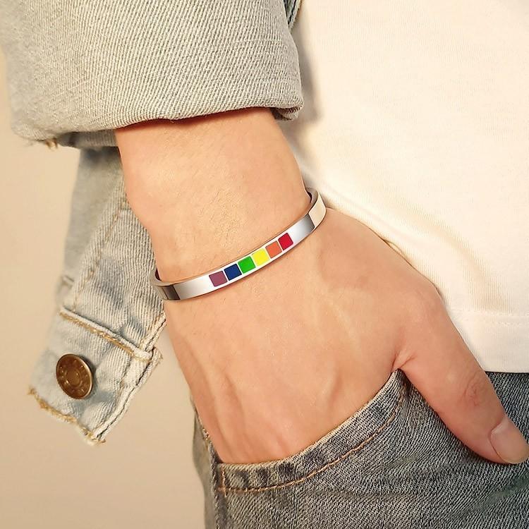 波形デザイン 金属製オープンバングル 波形デザイン 金属製オープンバングル