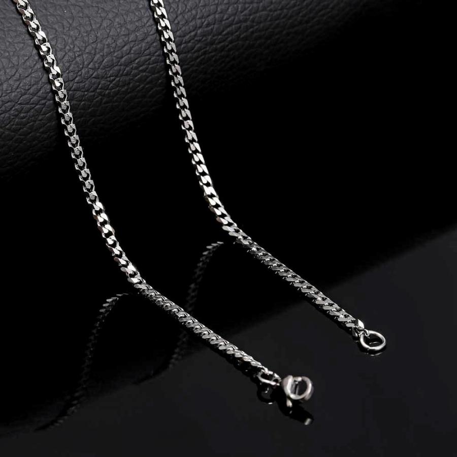 喜平チェーン ネックレス 3mm 6面カット メンズ レディース 316L