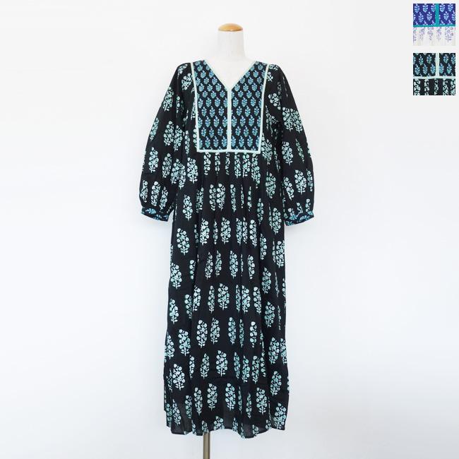 SALE [30%OFF] ne Quittez pas (ヌキテパ) ロング ワンピース Cotton