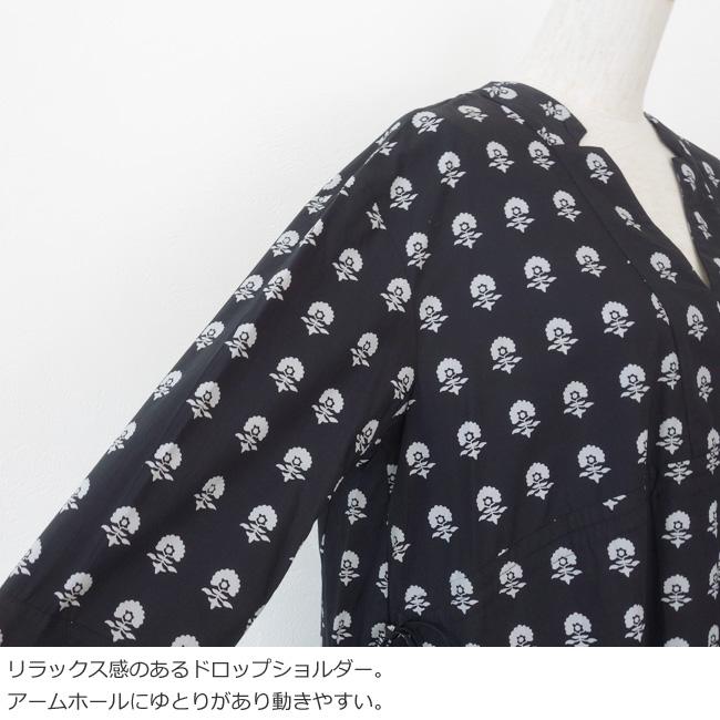 ne Quittez pas (ヌキテパ) ロング ワンピース Poplin Fluff