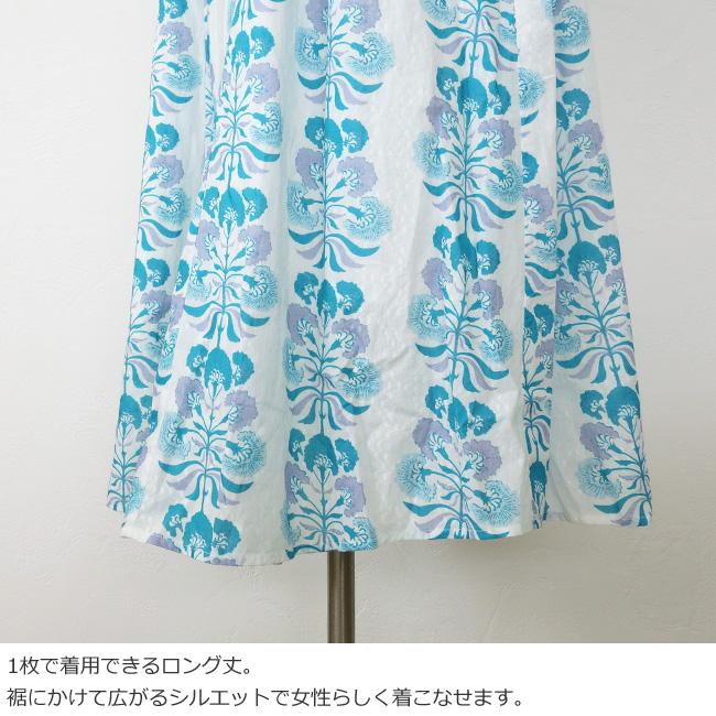 ne Quittez pas (ヌキテパ) ワンピース 花柄 Cotton Jacquard