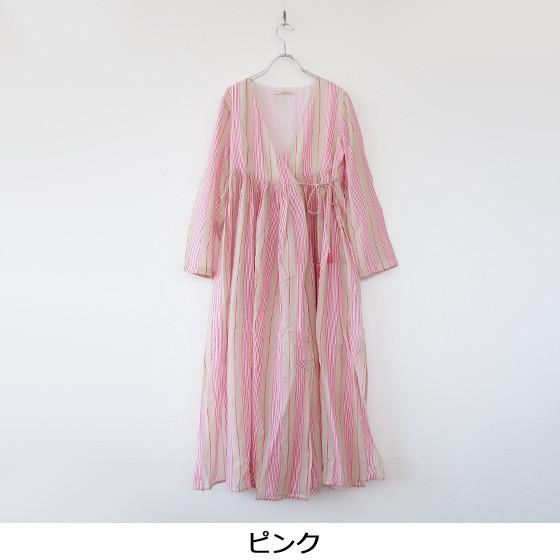Sale 30 Off Ne Quittez Pas ヌキテパ ワンピース ロングガウン ストライプ Voile Stripe Gown 返品不可 02 Ineya Zushi 通販 Yahoo ショッピング
