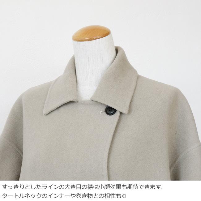 MICA & DEAL Aラインウールリバーコート MICA & DEAL Aラインウールリバーコート
