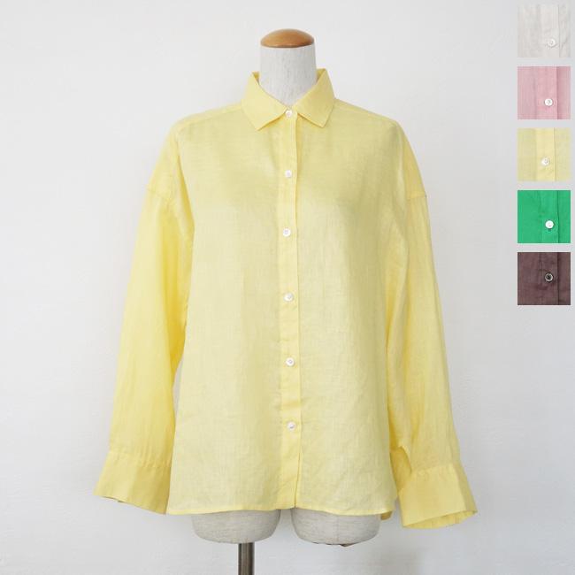 SALE [30%OFF] MICA&DEAL (シャツ) シャツ フレンチリネン 長袖 