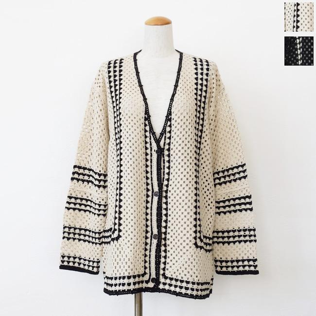 SALE [30%OFF] cafune (カフネ) ニット カーディガン クロシェ
