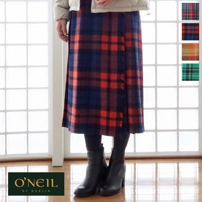 Oneil of Dublin クラシックレギュラーキルトラップスカート O'NEIL OF DUBLIN (オニールオブダブリン) キルト ラップスカート