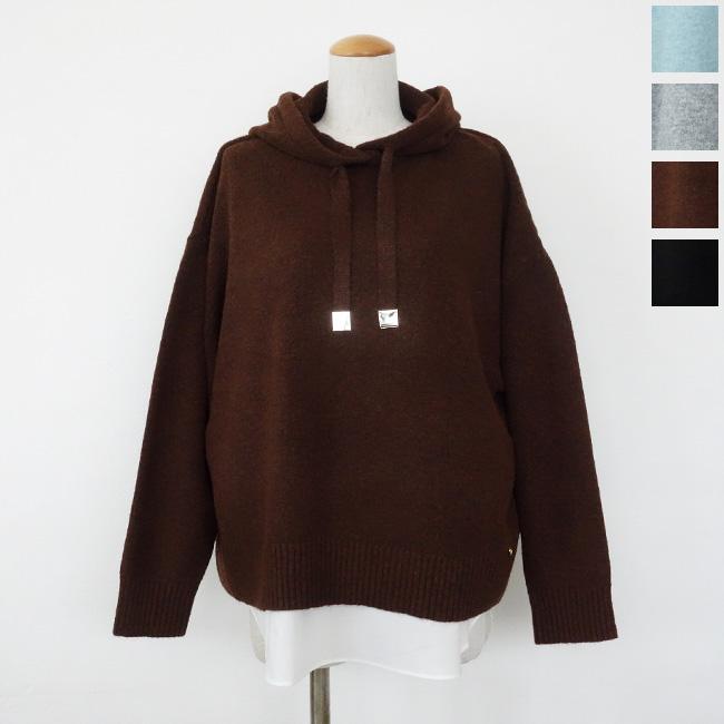 SALE [30%OFF] Dignite collier (ディニテコリエ) ニット フード 