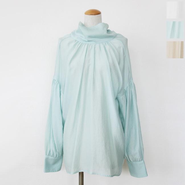 Dignite collier (ディニテコリエ) ブラウス ボウタイ 2WAY ギャザー 長袖 EL-80267013 | 