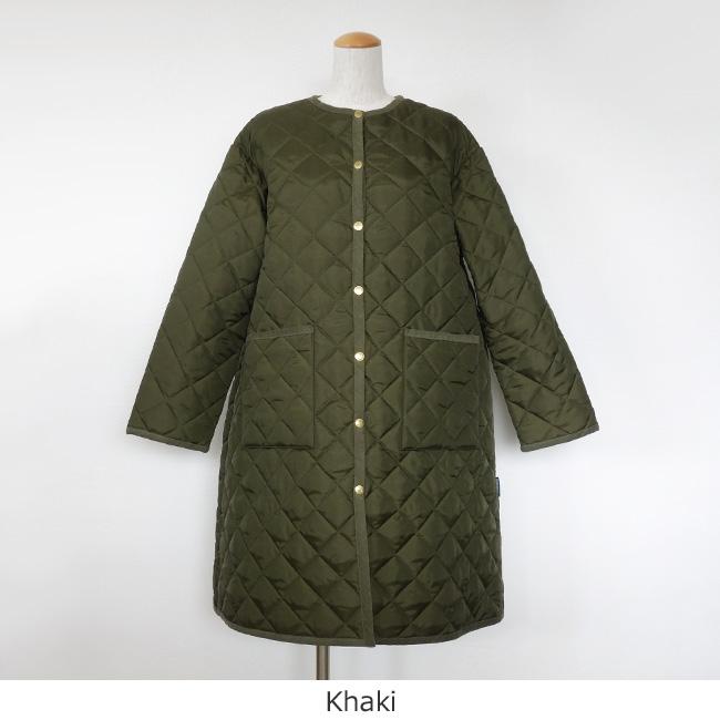 トラディショナルウェザーウェアARKLEY LONG A-LINE カーキ