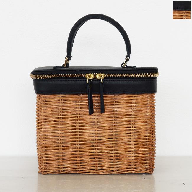 The Bagmati (ザバグマティ) かごバッグ ウィッカー レザー ショルダー  