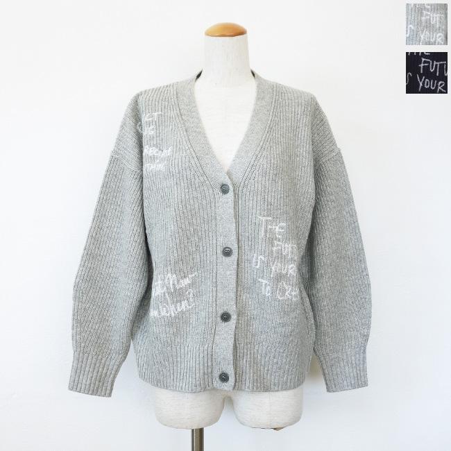 SALE [30%OFF] BEATRICE (ベアトリス) ニット カーディガン レタリング 