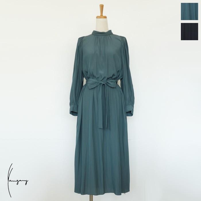 Sale 30 Off Yangany ヤンガニー ワンピース スタンドカラー パフスリーブ ウエストリボン ギャザー F 5741 返品不可 F 5741 09 Ineya Zushi 通販 Yahoo ショッピング
