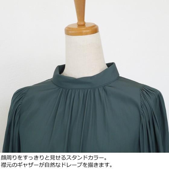 Sale 30 Off Yangany ヤンガニー ワンピース スタンドカラー パフスリーブ ウエストリボン ギャザー F 5741 返品不可 F 5741 09 Ineya Zushi 通販 Yahoo ショッピング