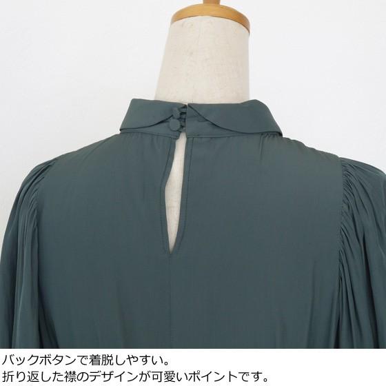 Sale 30 Off Yangany ヤンガニー ワンピース スタンドカラー パフスリーブ ウエストリボン ギャザー F 5741 返品不可 F 5741 09 Ineya Zushi 通販 Yahoo ショッピング