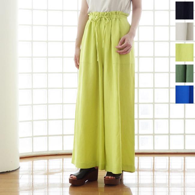 5／25限定値下げ 新品タグ付ディニテコリエワイドパンツリネンパンツ SALE [30%OFF] Dignite collier (ディニテコリエ) ワイドパンツ リネン