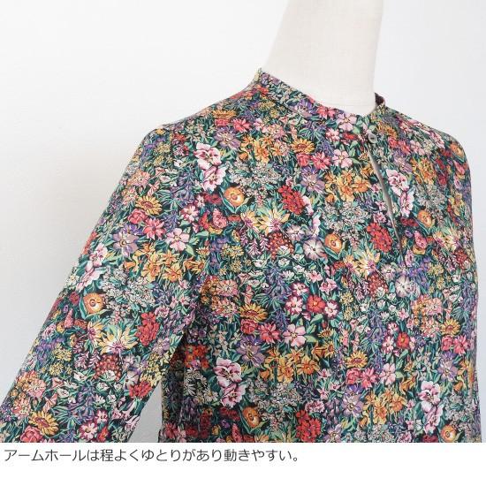 J Sloane ジェイスローアン リバティプリント 長袖 ワンピース コットン Sy 06 Ineya Zushi 通販 Yahoo ショッピング